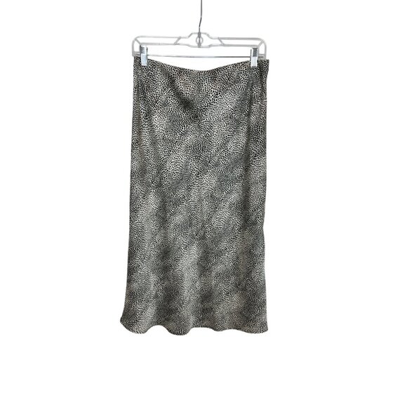 re:named Black and White Leopard Print Midi Skirt - Size L - Picture 7 of 7